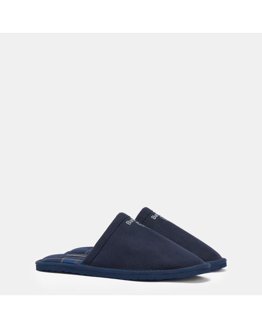 Barbour Blue Everitt Mule Slippers for men