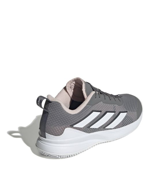 Adidas Gray Avaflash Clay Tennis Shoes