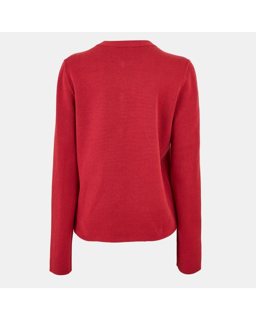 Tommy Hilfiger Red Cardigan Sweater