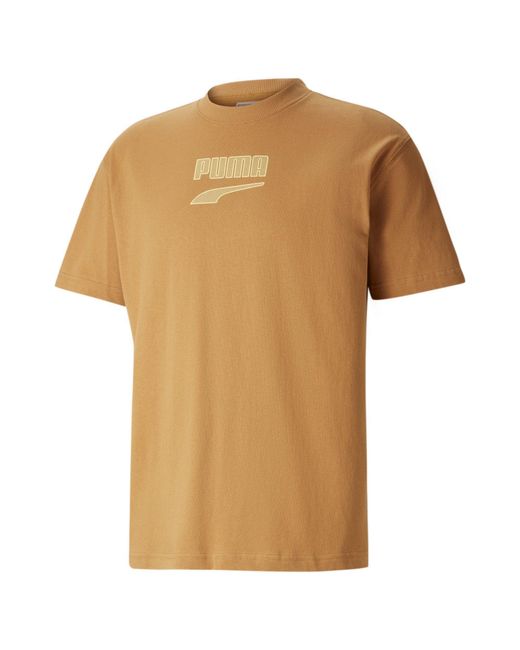 PUMA Natural Dt Logo T Shirt for men