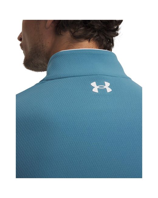 Under Armour Blue 1/4 Zip Fleece for men