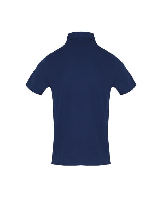 Aquascutum Blue Polo Short Sleeve Polo Shirt for men