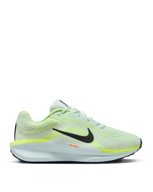 Nike Green Winflo 11 Road Running Shoes
