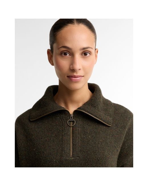 Barbour Green B.Li Lavensdale Half Ld64