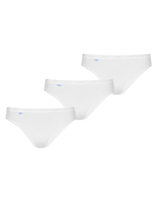 Sloggi White 3 Pack Tai Briefs
