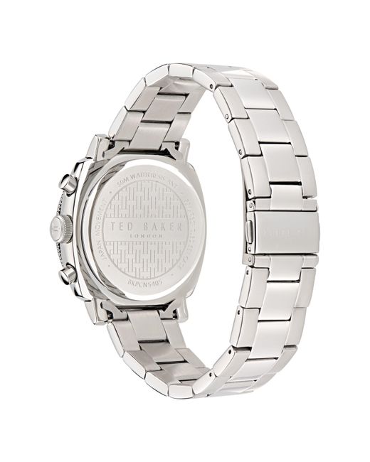 Ted Baker Metallic Caine Quartz Analogue Watch for men