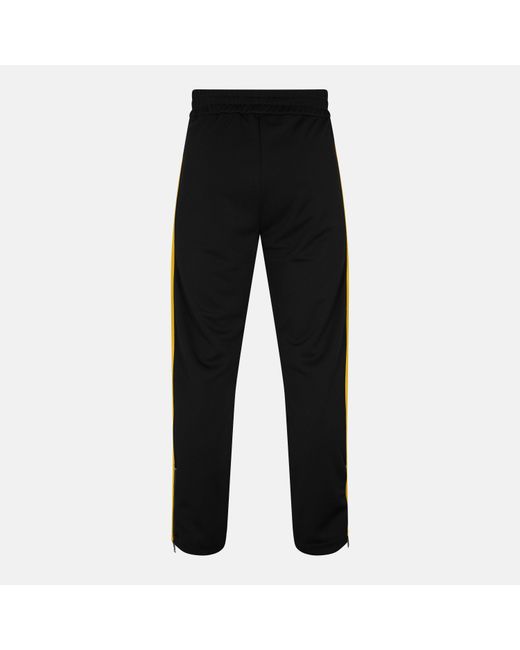Palm Angels Black Classic Open Bottom Woven Joggers for men
