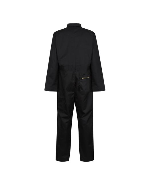 Regatta Black Prozip Zip System Professional Overalls for men