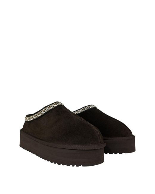 Jack Wills Black Platform Slip-On Snug