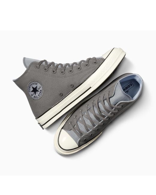 Converse Gray Adults Chuck 70 Canvas High-Top Trainers