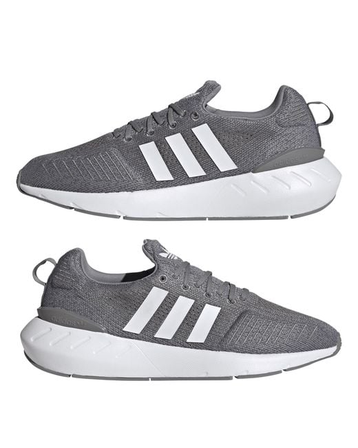 Adidas Gray Swift Run Running Shoes for men