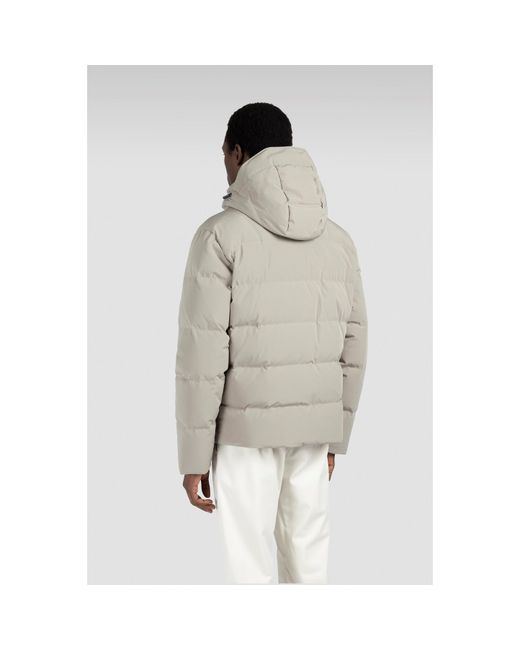 Paul & Shark Gray Typhoon Short Puffer Jacket for men