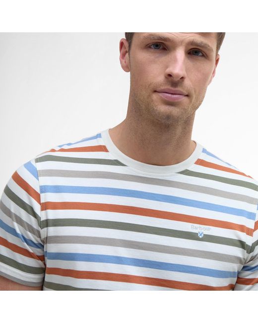 Barbour Blue Rokeby T-Shirt for men