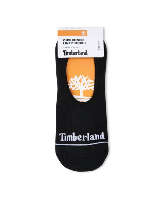 Timberland Black 3P Invisible Liner Socks