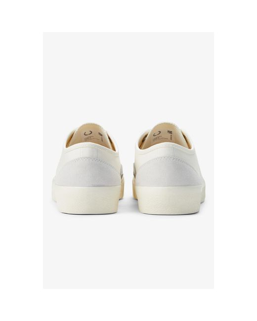 Fred Perry White Low-Top Trainers for men
