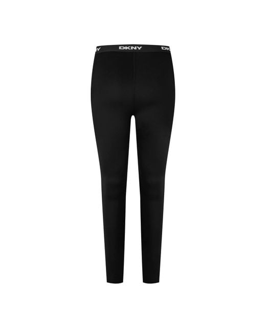 DKNY Black Logo Leggings