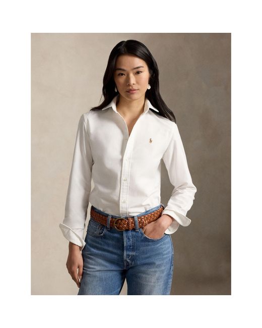 Polo Ralph Lauren White Oxford Button-Down Shirt