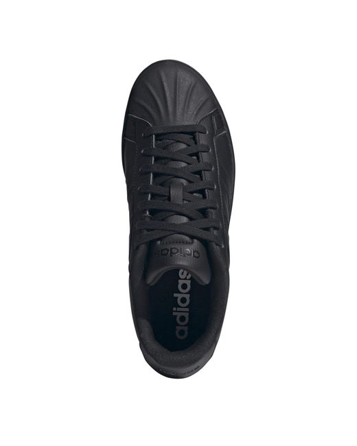Adidas Black Street Talk Low-Top Trainers for men