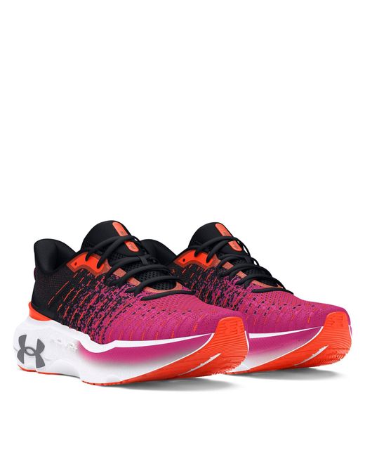 Under Armour Red Infinite Elite Road Running Shoes