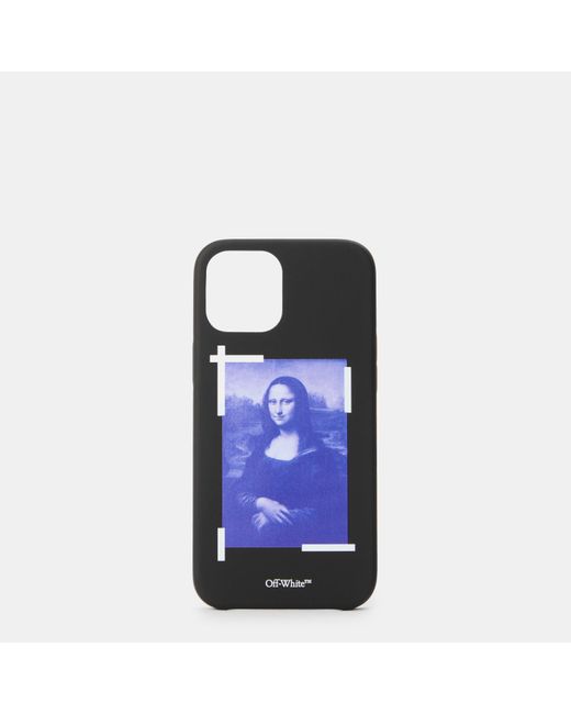 Off-White c/o Virgil Abloh Blue Iphone Pro Max Case, Design for men