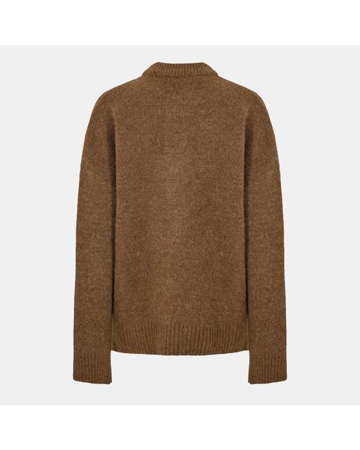 AMI Brown Adc Cardigan