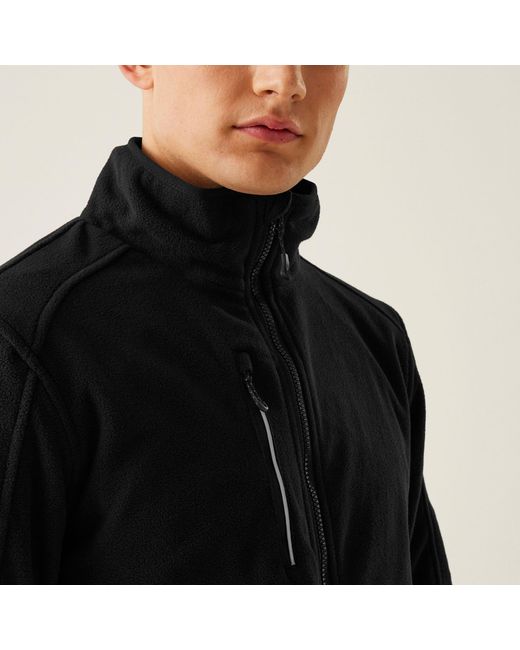 Regatta Black Crinkle Hooded Jacket for men