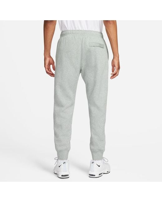 Nike Gray Sportswear Club Fleece Jogging Pants for men
