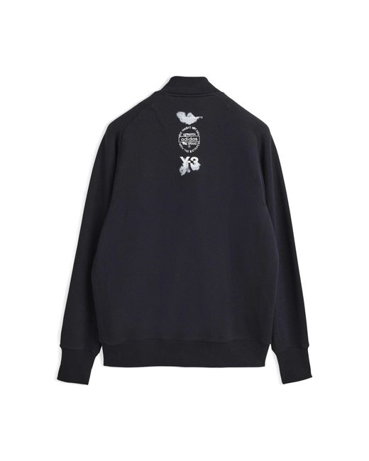 Y-3 Blue Gfx Moisture Wicking Athletic Fit Tracksuit Top for men