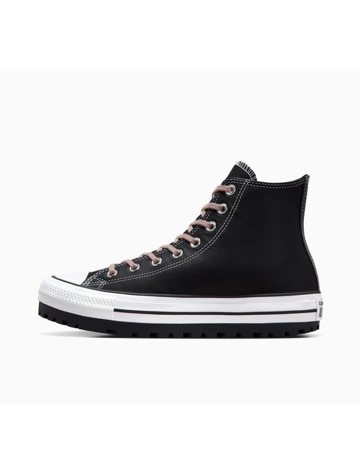 Converse Black Adults Chuck Taylor All Star Cit High-Top Trainers