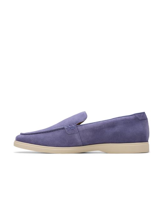 Clarks Blue Torford Easy Slip-On Loafers for men