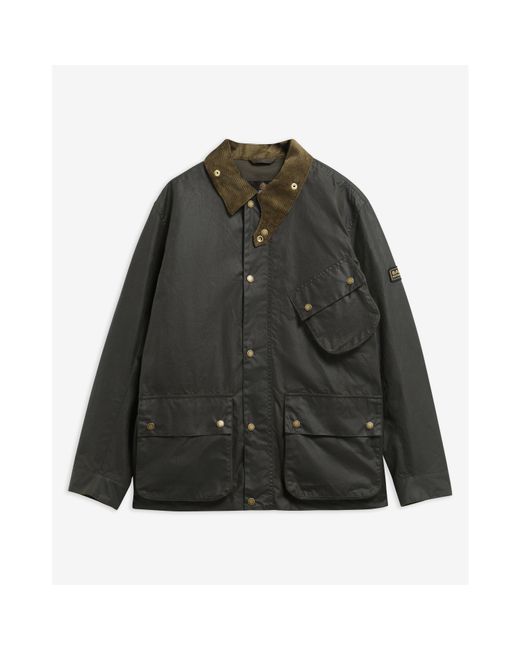 Barbour Black B.Int Brake Line Wax Sn64 for men