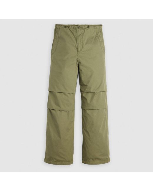 Levi's Green Parachute Pants