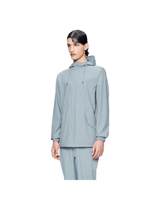 Rains Blue Fishtail Waterproof Jacket