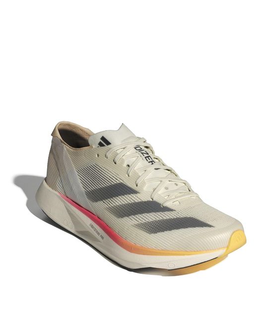 Adidas Pink Adizero Takumi Sen 10 Everyday Neutral Road Running Shoes