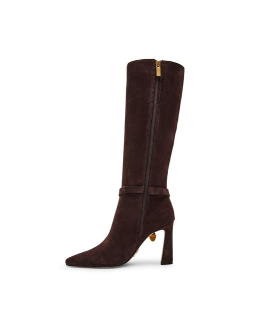 Steve Madden Brown Sirrens Suede Knee-High Boots