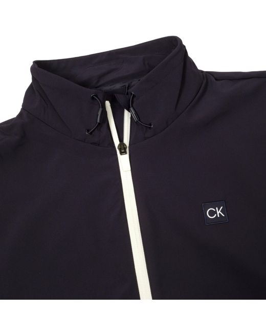 Calvin Klein Blue Performance Golf Jacket for men
