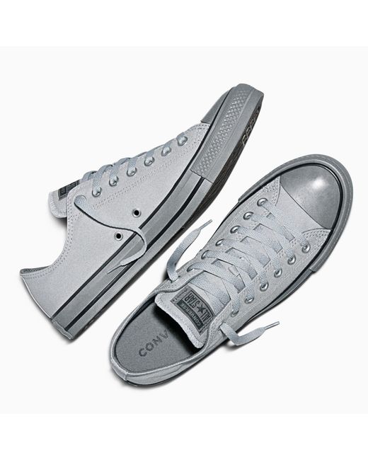 Converse Gray Canvas Trainers for men