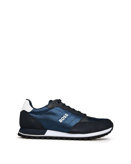 Boss Blue Parkour Runner Style Trainers for men