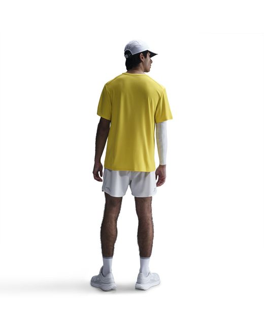 Nike Green Short Sleeve Performance Running Top for men