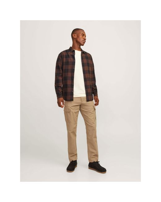 Jack & Jones Natural Jack Kane Barkley Ca Sn63 for men