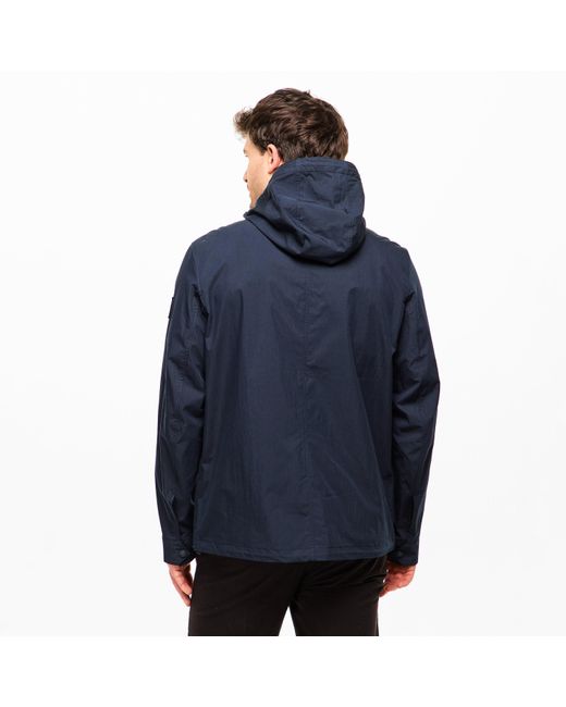 Belstaff Blue Rain Anorak Jacket for men