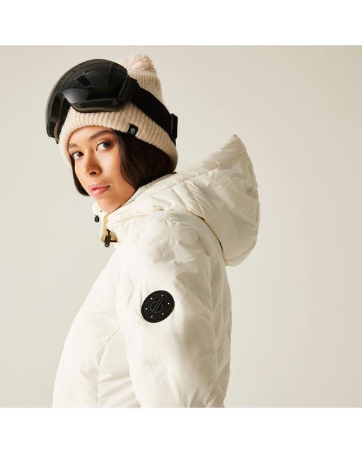 Dare 2b Natural Enfold Heat-Sealed Detachable Hood Insulated Waterproof Jacket