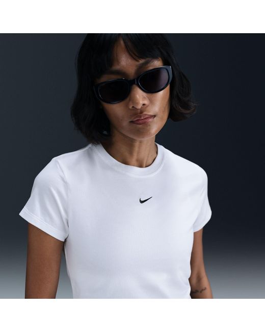 Nike White Chill Crop Tee