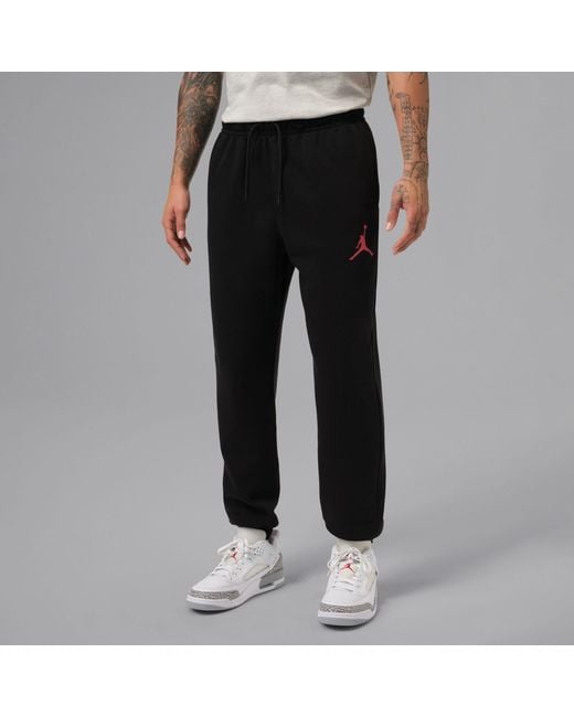 Nike Black Jordan Jump Flc Pant for men