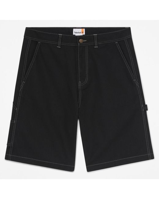 Timberland Black Denim Shorts for men