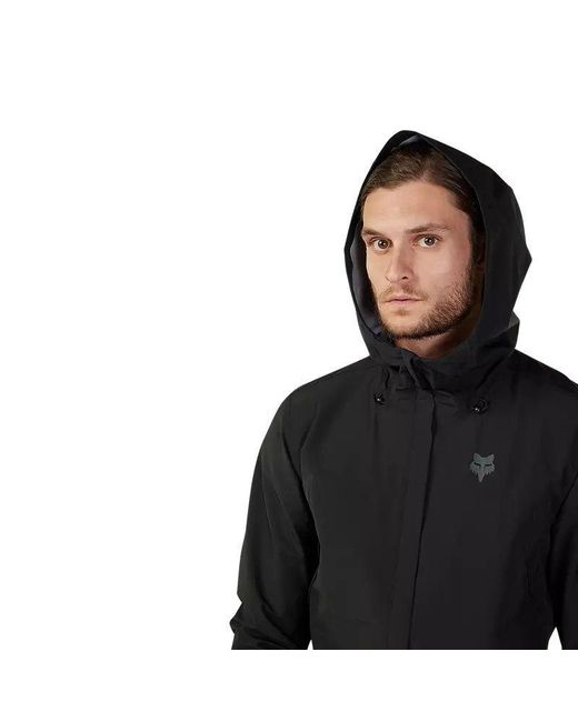 Fox Black Ranger Waterproof Performance Cycling Jacket for men