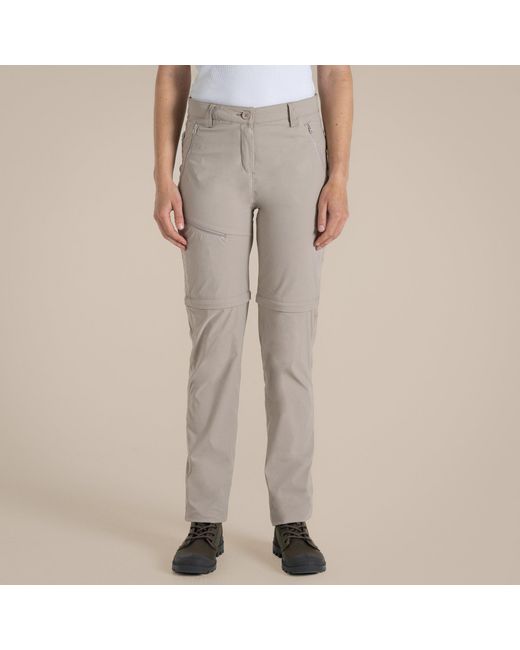 Craghoppers Natural Nosilife Pro Convertible Iii Lightweight Trousers