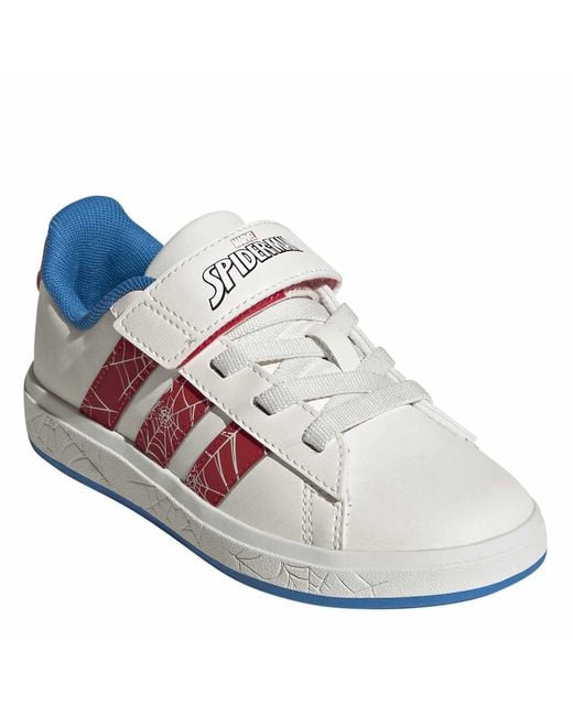 Adidas Multicolor Grand Court Spider- Low-Top Trainers for men