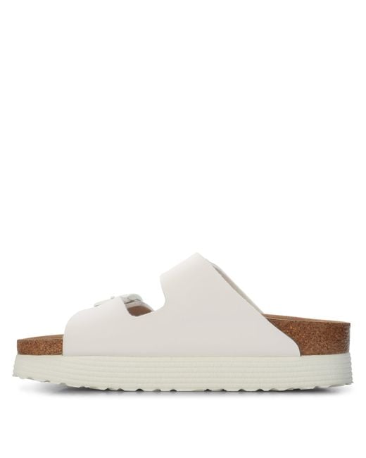 Birkenstock White Bstk Arizona Grooved Ld64