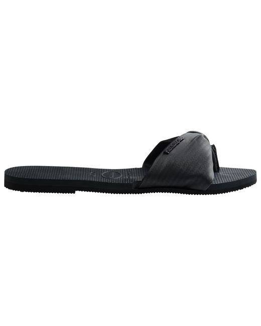 Havaianas Black Hav. You St Tropez Lush New Graphit Flip Flops